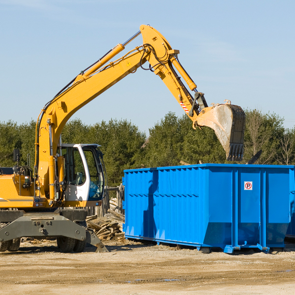 how does a residential dumpster rental service work in Deep River WA